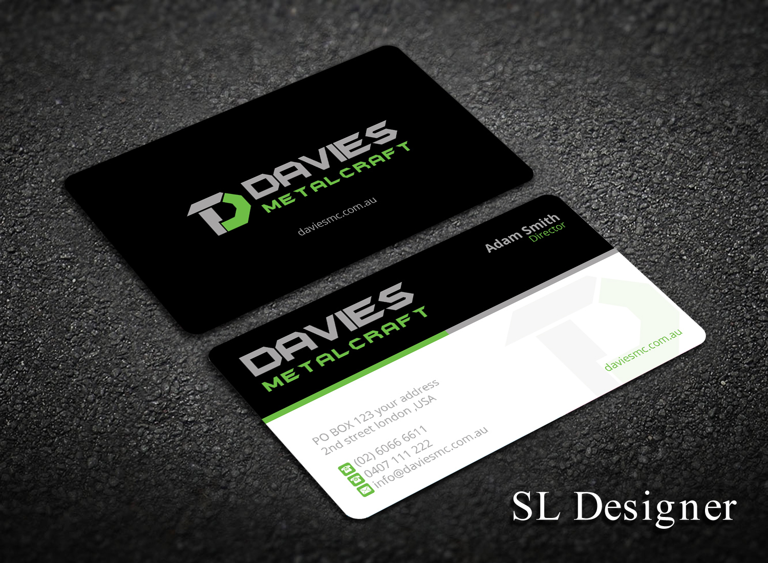 Business Card Design by SL Designer for Davies Metalcraft | Design #13958817