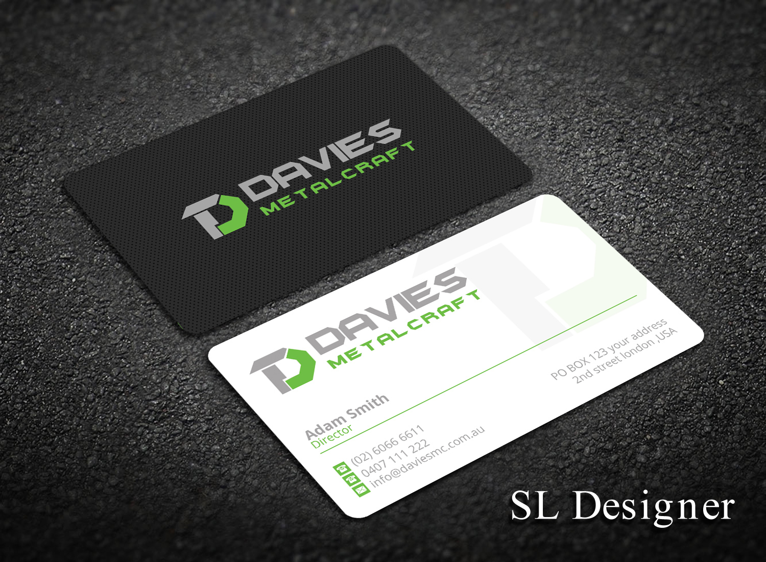 Business Card Design by SL Designer for Davies Metalcraft | Design #13959066