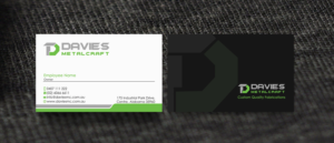 Business Card Design by Designs 2019 for Davies Metalcraft | Design: #13960619