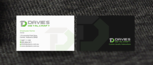 Business Card Design by Designs 2019 for Davies Metalcraft | Design: #13960621