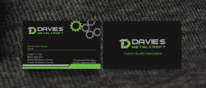 Business Card Design by Designs 2019 for Davies Metalcraft | Design: #13974860