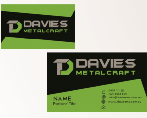 Visitenkarten-Design von Mai Duyen für Davies Metalcraft | Design #13977631