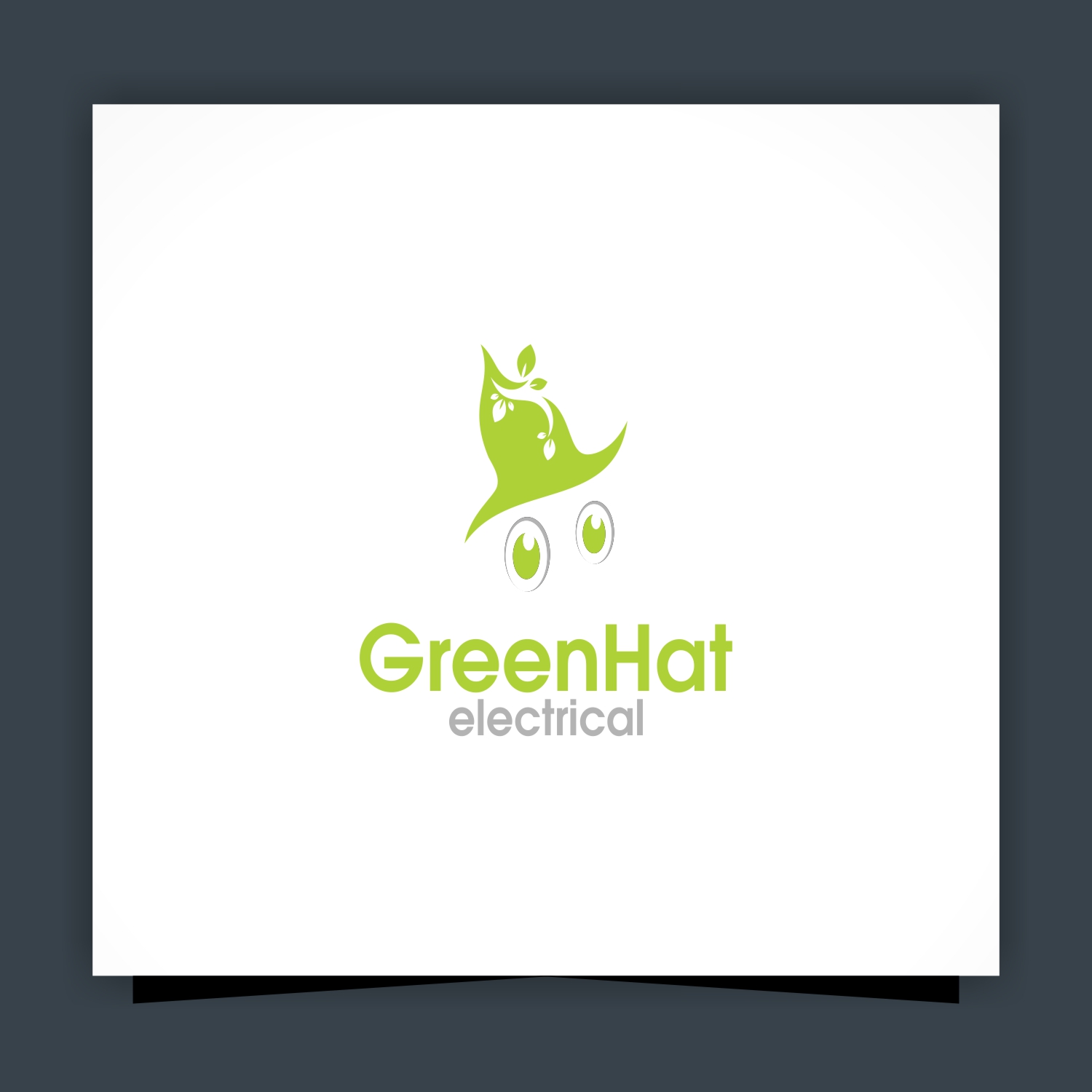 Logo Design by color designer for Green Hat Electrical | Design #14025932