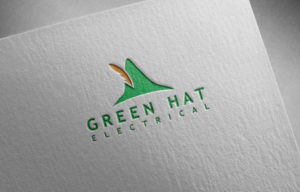Logo Design by christianpoetoe for Green Hat Electrical | Design #13977107
