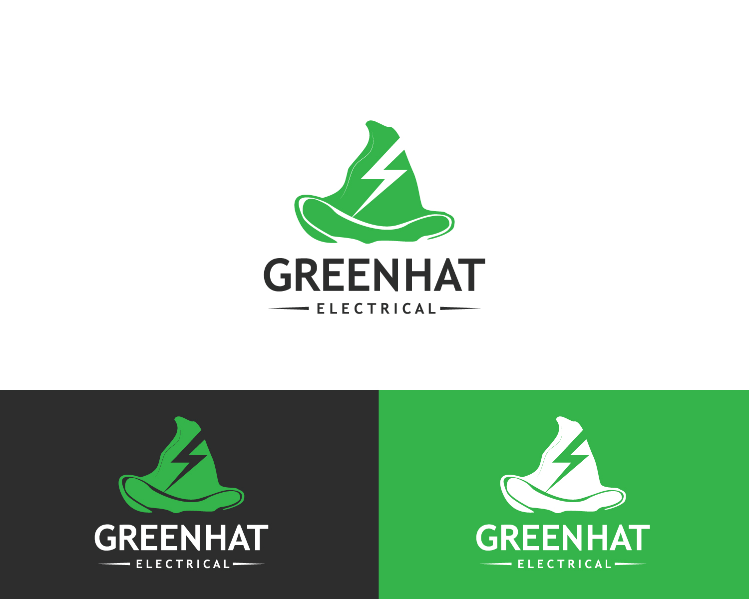Diseño de Logo por Atec para Green Hat Electrical | Diseño #13970046