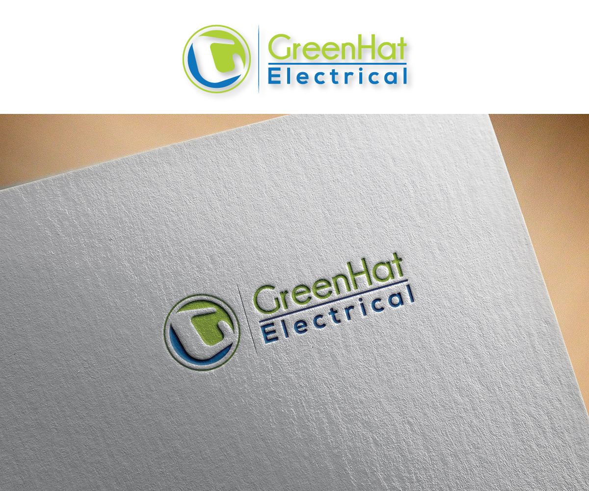 Logo Design by Jawlla for Green Hat Electrical | Design #13979365