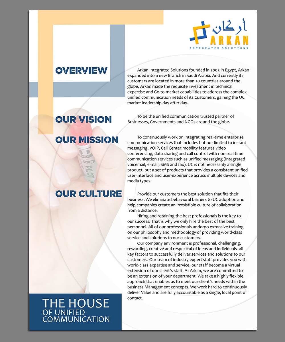 Flyer-Design von elveneclipse für Arkan Integrated Solutions | Design #14169113