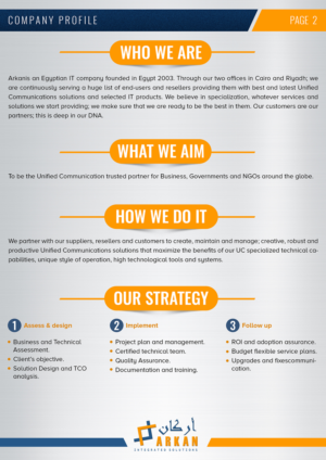 Flyer Design by SAI DESIGNS for Arkan Integrated Solutions | Design: #14256826