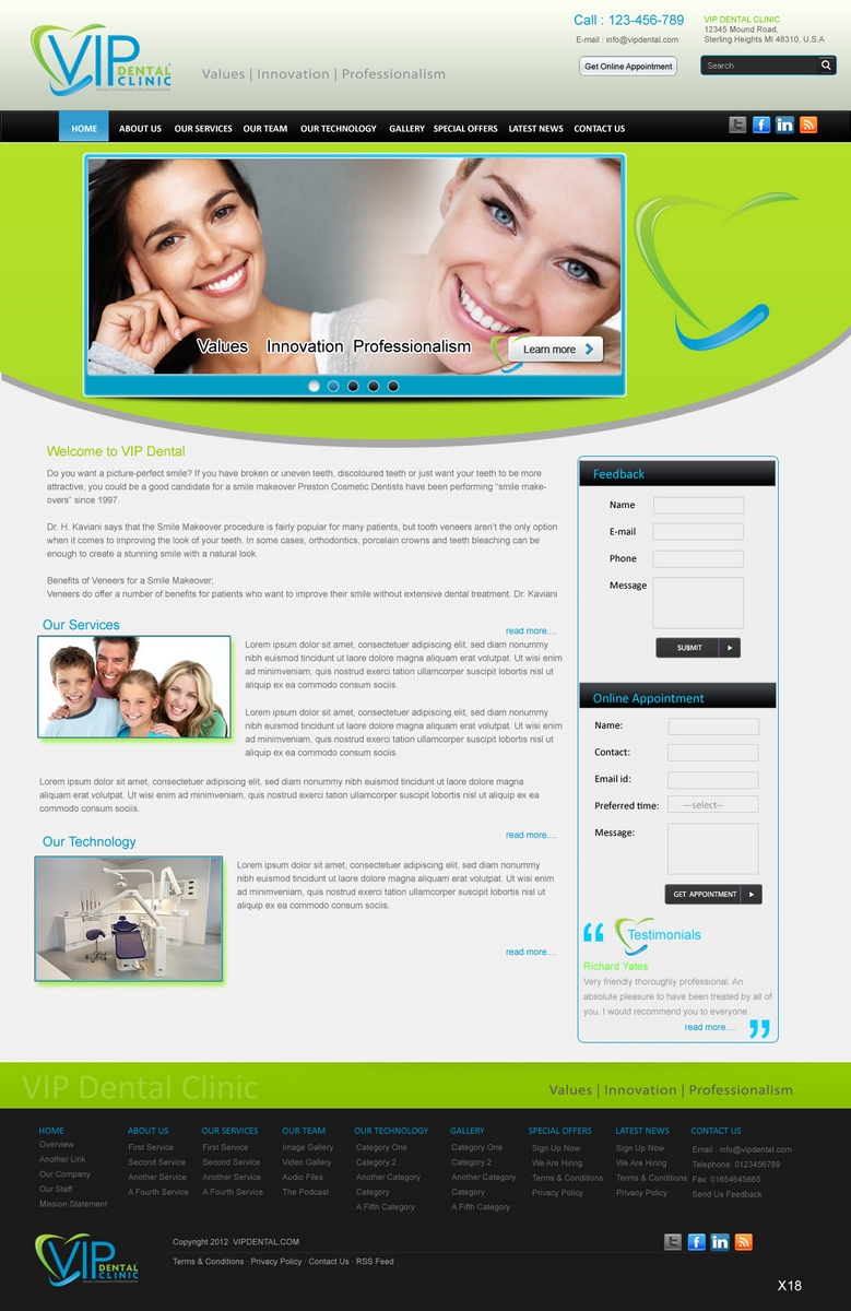 Web Design by pb for this project | Design #558386