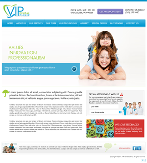 Web Design by pb for this project | Design: #558412