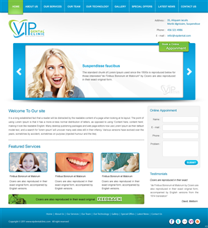Web Design by pb for this project | Design: #558415