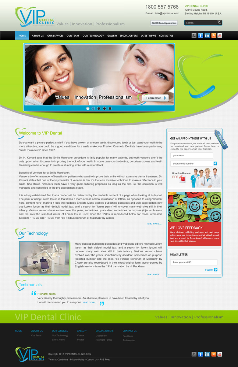 Web Design by pb for this project | Design #565212