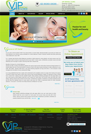 Web Design by pb for this project | Design: #570696