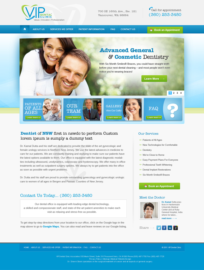 Web Design by the-lion-king for this project | Design #558509