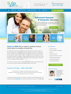 Web Design by the-lion-king for this project | Design: #558509