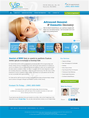 Web Design by the-lion-king for this project | Design: #558512