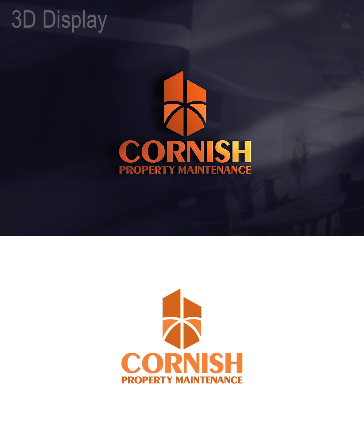 Diseño de Logo por 3Guys para Cornish Property Maintenance | Diseño #14057541