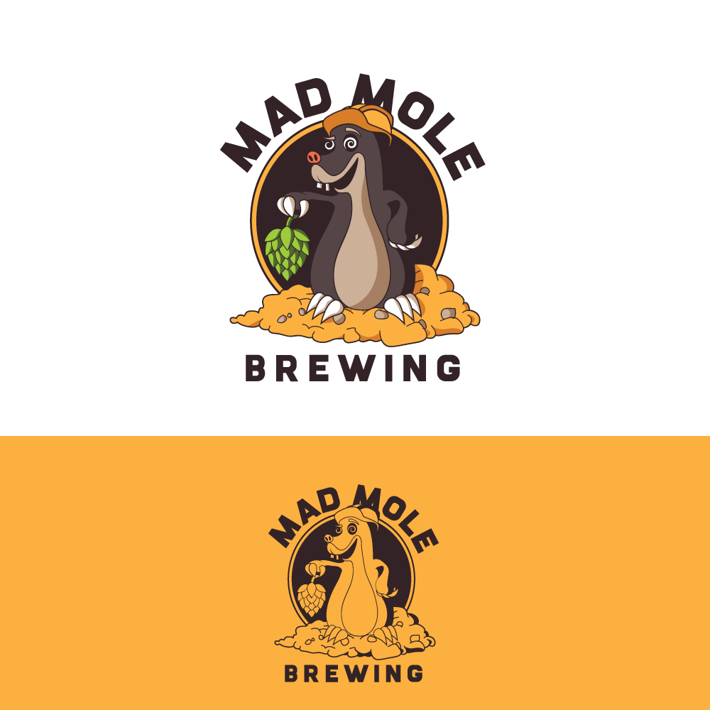 Logo Design by Veronica Dan for Mad Mole Brewing LLC | Design #14065077