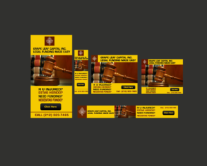 Legal Funding Company needs a banner.  Similar style as website. | Banner Ad Design by aspiremedia