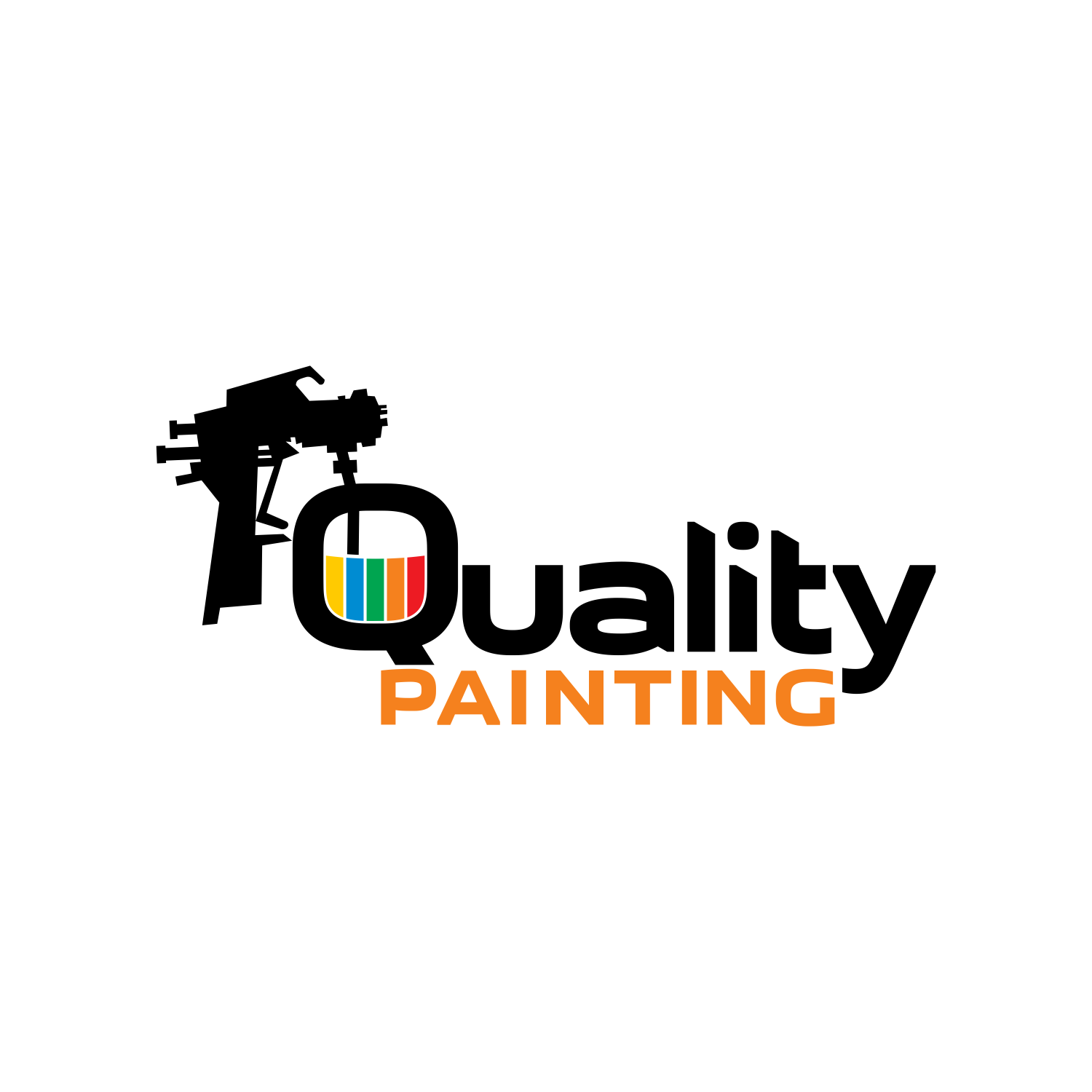 Logo Design by moisesf for Quality Painting and Metal Finishing | Design #13978447