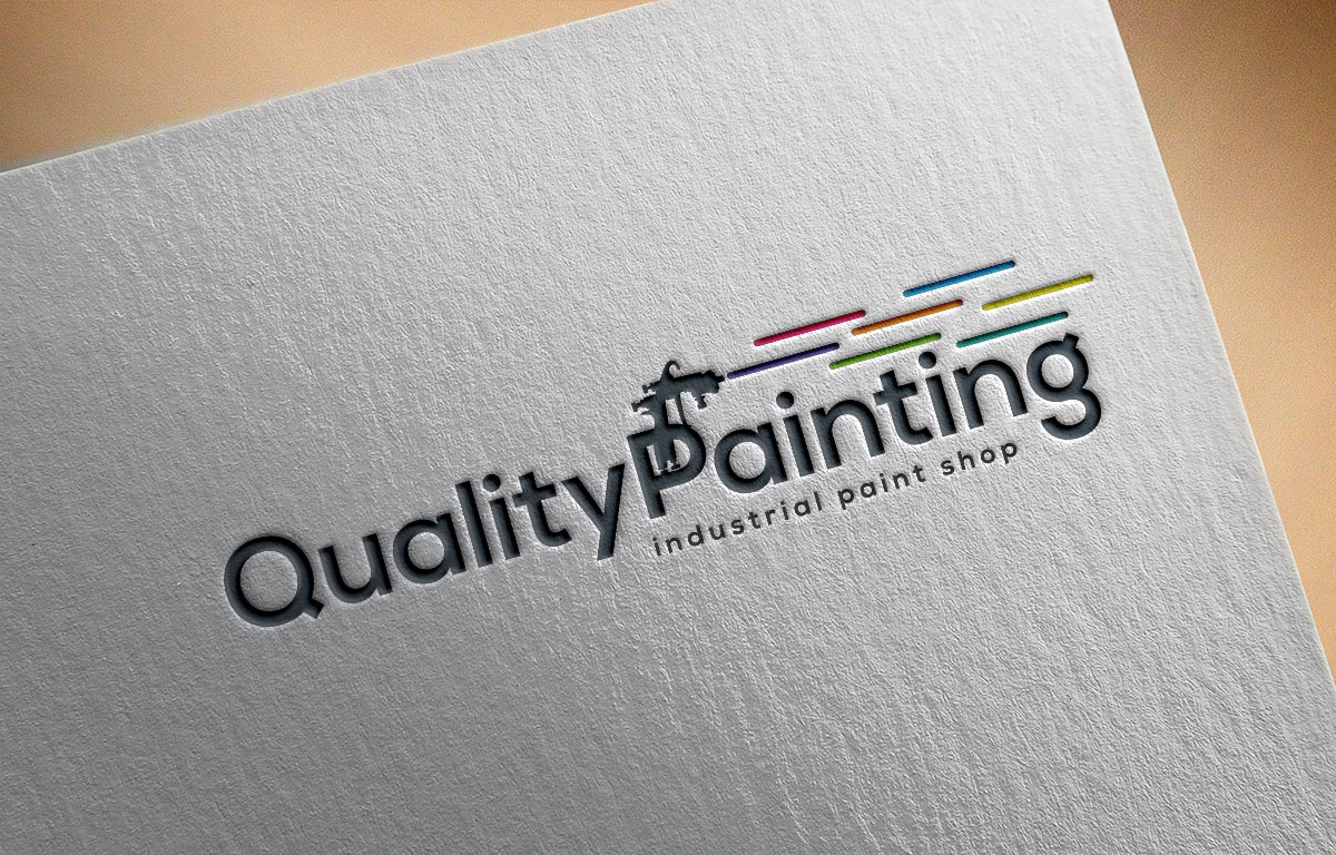 Logo Design by Atec for Quality Painting and Metal Finishing | Design #13970813