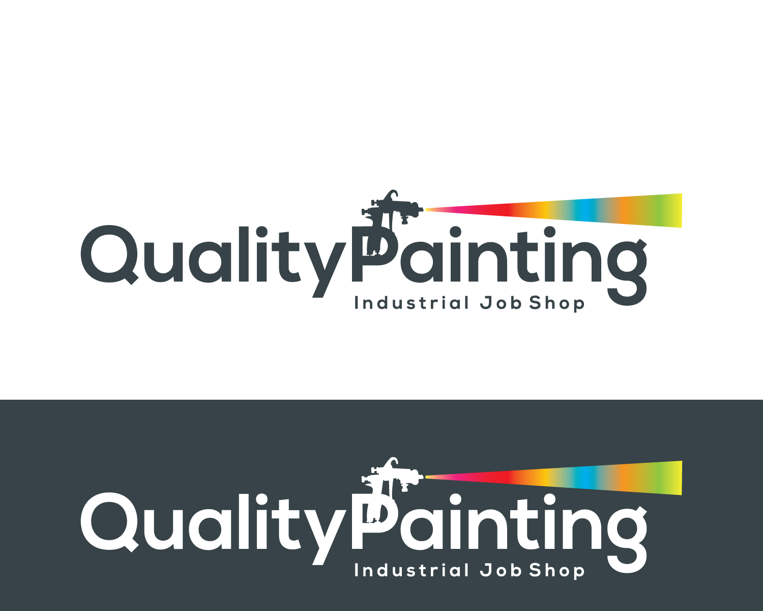 Logo Design by Atec for Quality Painting and Metal Finishing | Design #13971068