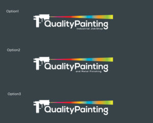 Logo Design by Atec for Quality Painting and Metal Finishing | Design: #13990194