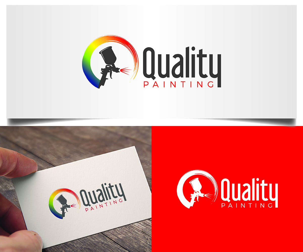 Logo Design by eMARK for Quality Painting and Metal Finishing | Design #14034154