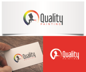 Logo Design by eMARK for Quality Painting and Metal Finishing | Design: #14034154
