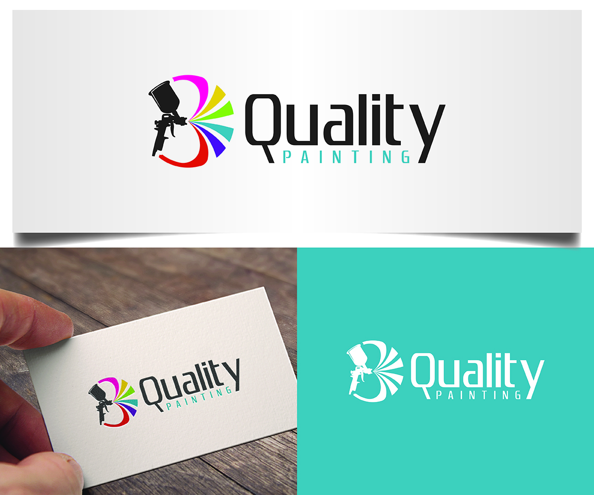 Logo Design by eMARK for Quality Painting and Metal Finishing | Design #14034155