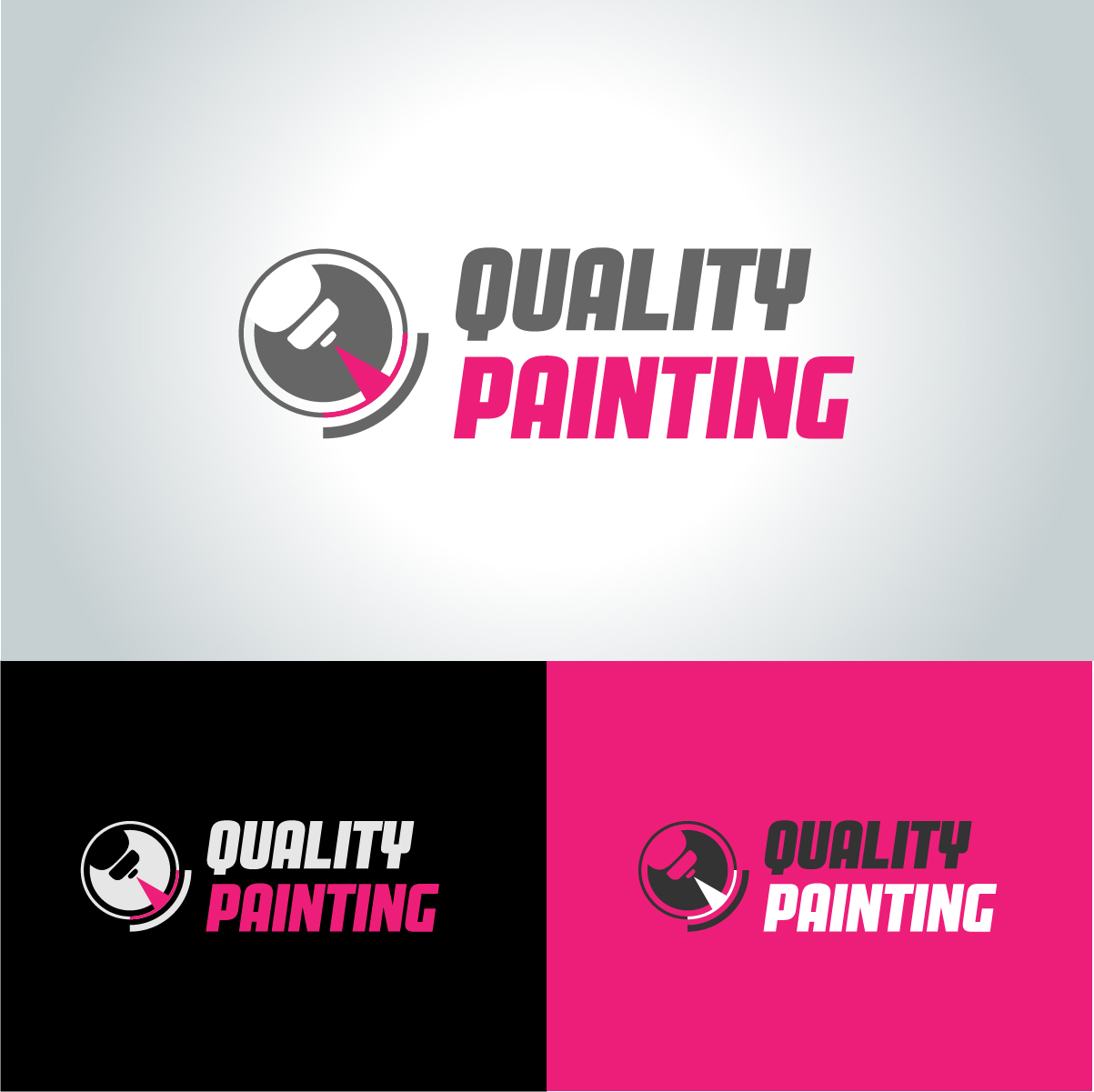 Logo Design by SunInLow for Quality Painting and Metal Finishing | Design #14011003