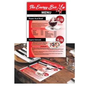 Menu Design by Impressive Sol