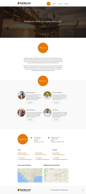 Web Design par pb pour Northwest Oil & Gas Exploration, LLC | Design : #13993962