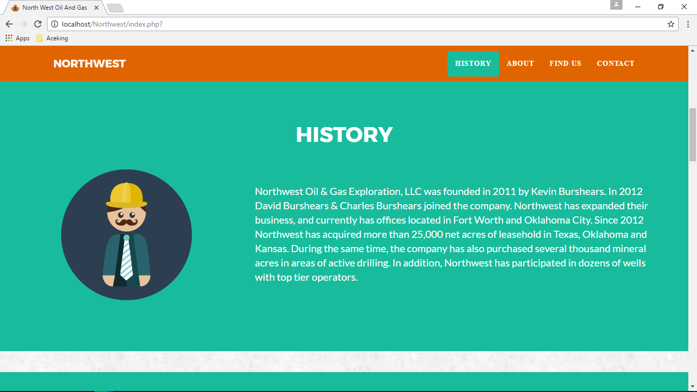 Web Design par Joshua Ellis Enore pour Northwest Oil & Gas Exploration, LLC | Design #14013283