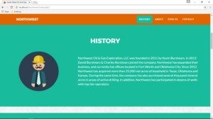 Diseño Web por Joshua Ellis Enore para Northwest Oil & Gas Exploration, LLC | Diseño: #14013283