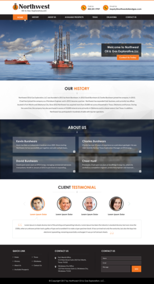 Northwest Oil & Gas Exploration, LLC | Diseño Web por jdv