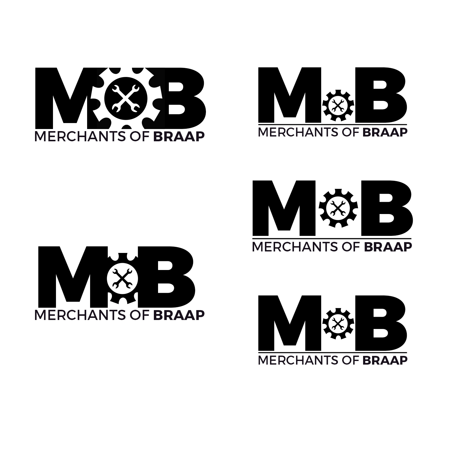 Logo Design by Gabriel Viotto for Merchants of Braap | Design #13980437