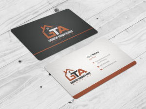 Business Card Design by Riz' for GTA Roofing | Design: #13982729