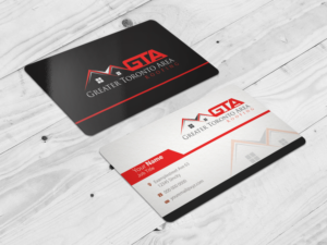 Business Card Design by Riz' for GTA Roofing | Design #13983001