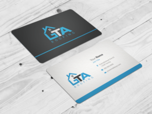 GTA Roofing | Diseño de Tarjeta de Presentación por Riz'