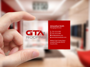 Business Card Design by Creations Box 2015 for GTA Roofing | Design: #14009454