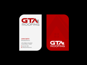 Business Card Design by Creations Box 2015 for GTA Roofing | Design: #14020062