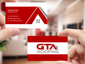 Business Card Design by Creations Box 2015 for GTA Roofing | Design: #14020064