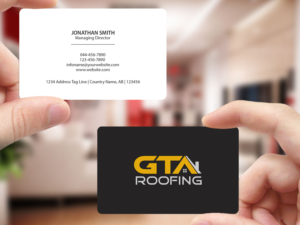 Business Card Design by Creations Box 2015 for GTA Roofing | Design: #14020068