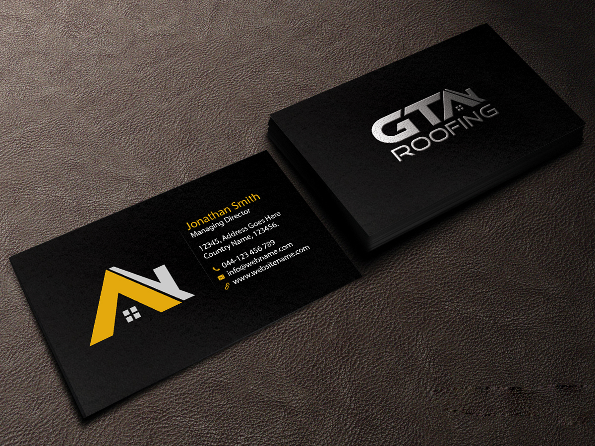 Diseño de Tarjeta de Presentación por Creations Box 2015 para GTA Roofing | Diseño #14020075