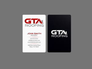 Business Card Design by Creations Box 2015 for GTA Roofing | Design: #14020076