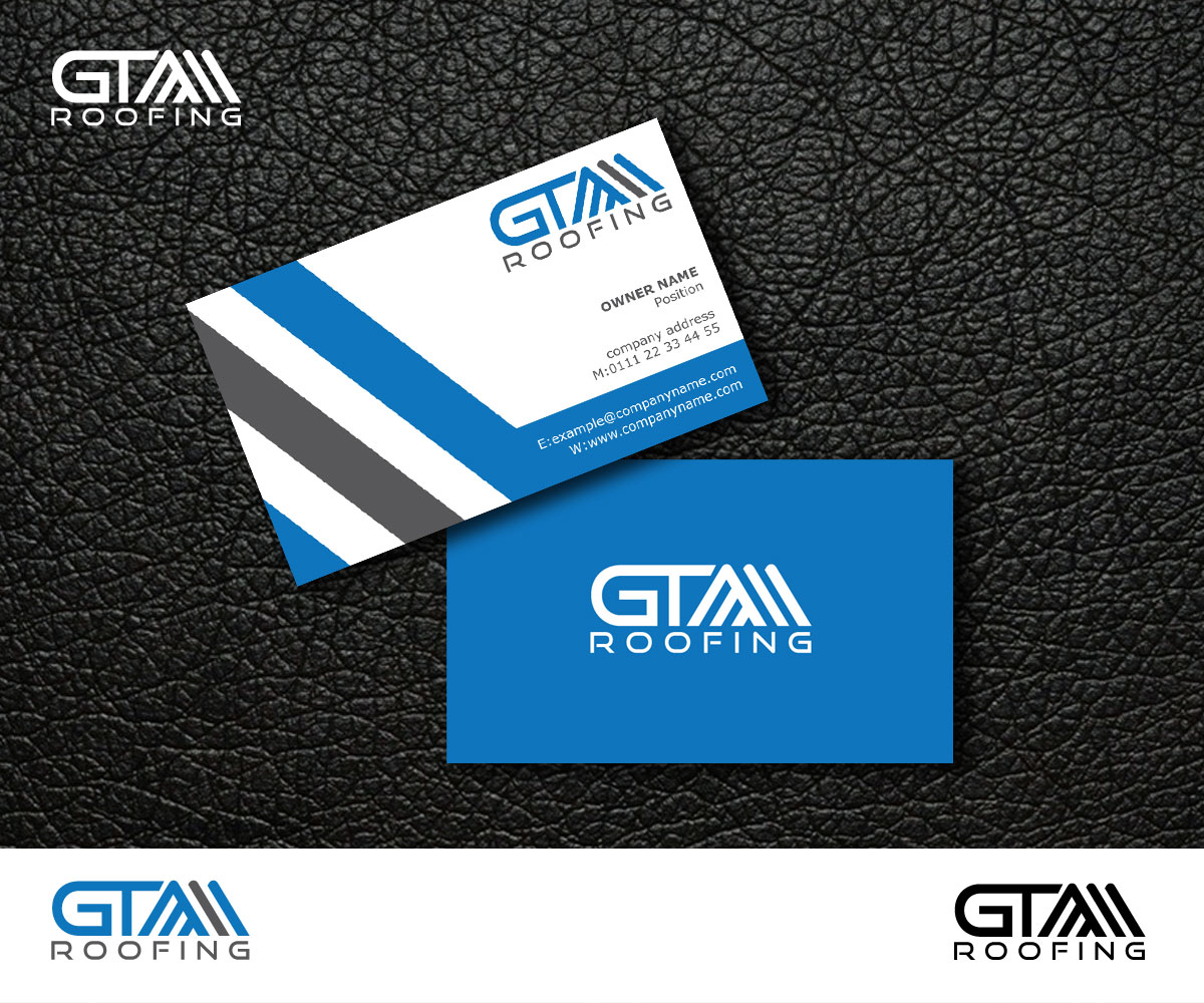 Visitenkarten-Design von Omee63 für GTA Roofing | Design #14032188