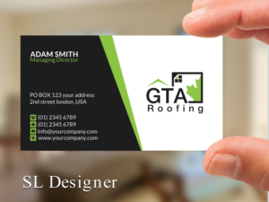 Visitenkarten-Design von SL Designer für GTA Roofing | Design: #14000847