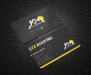 Business Card Design by Graphic Flame for GTA Roofing | Design: #14047325
