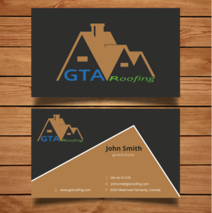 Visitenkarten-Design von TanaMa Creations für GTA Roofing | Design: #14002938